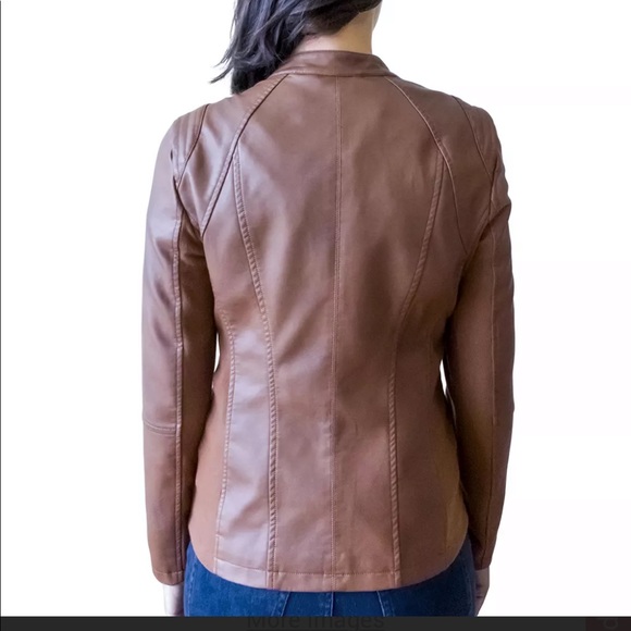 NWT Women’s Sebby Faux Leather Jacket - Picture 2 of 7